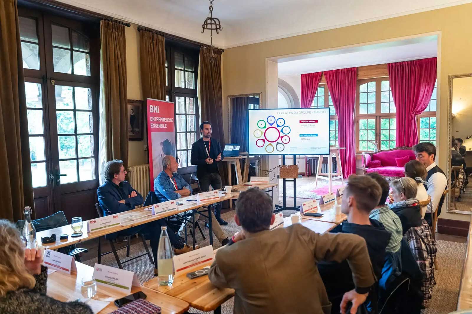 Le Manoir du Baz accueille un groupe BNI